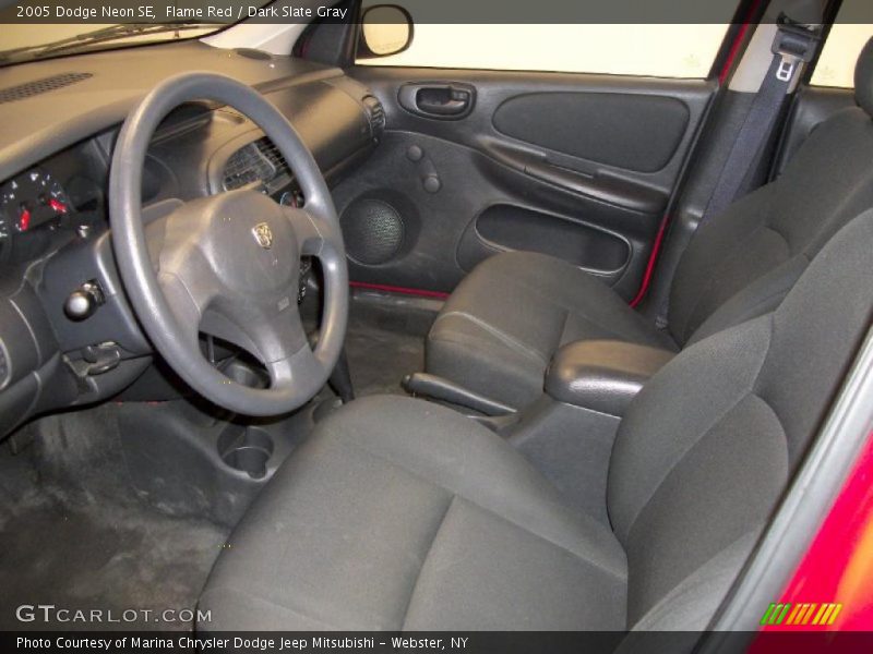 Flame Red / Dark Slate Gray 2005 Dodge Neon SE