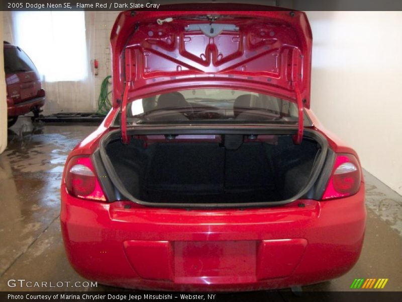 Flame Red / Dark Slate Gray 2005 Dodge Neon SE