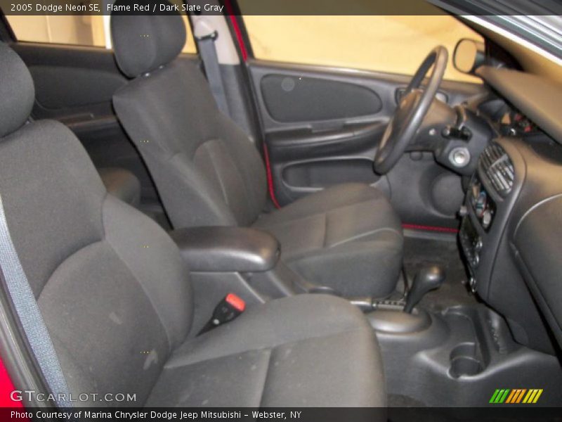 Flame Red / Dark Slate Gray 2005 Dodge Neon SE