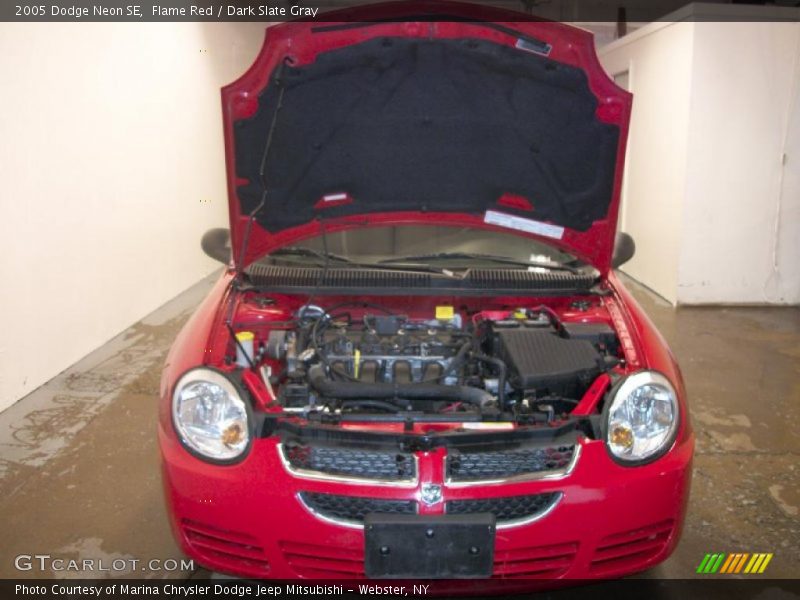 Flame Red / Dark Slate Gray 2005 Dodge Neon SE