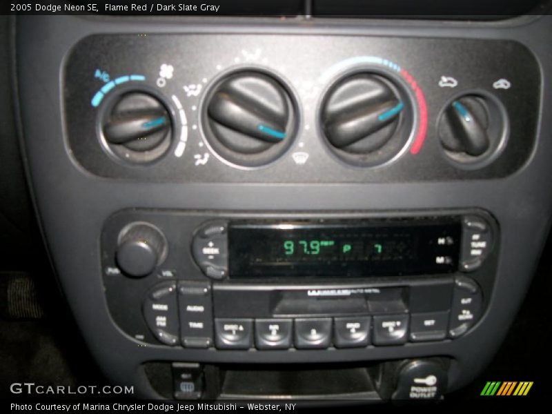 Flame Red / Dark Slate Gray 2005 Dodge Neon SE