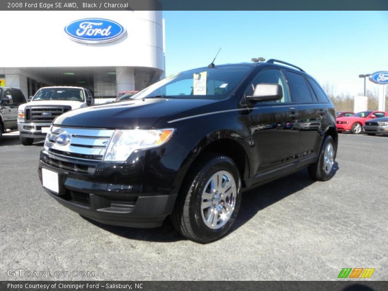 Black / Charcoal 2008 Ford Edge SE AWD