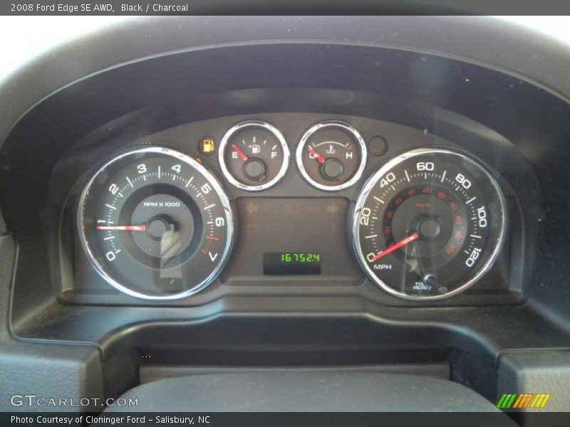 Black / Charcoal 2008 Ford Edge SE AWD