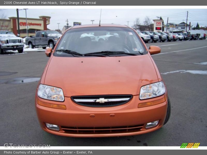 Spicy Orange / Charcoal 2006 Chevrolet Aveo LT Hatchback