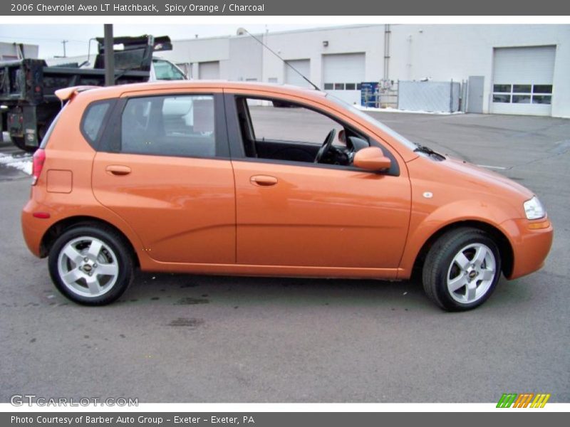 Spicy Orange / Charcoal 2006 Chevrolet Aveo LT Hatchback
