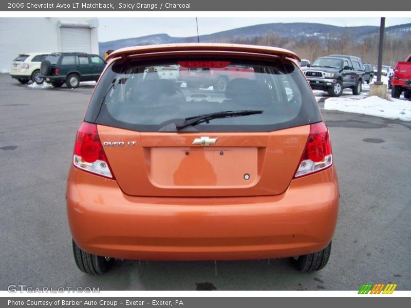 Spicy Orange / Charcoal 2006 Chevrolet Aveo LT Hatchback