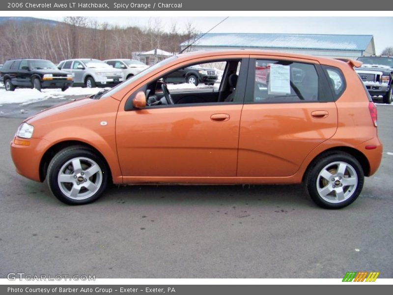 Spicy Orange / Charcoal 2006 Chevrolet Aveo LT Hatchback
