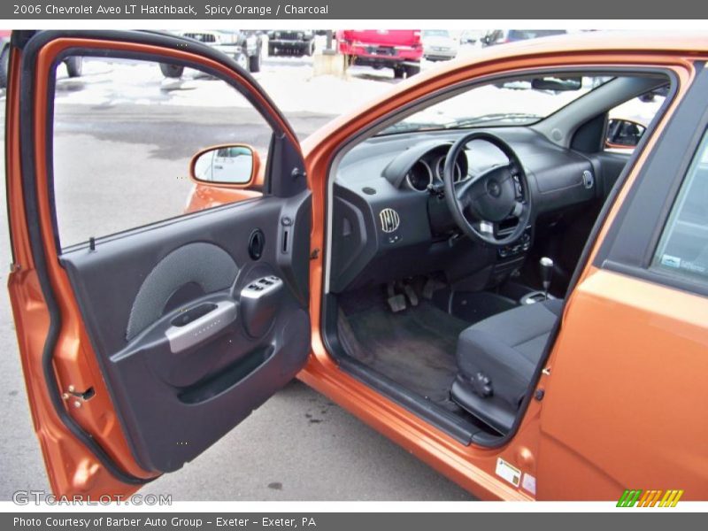 Spicy Orange / Charcoal 2006 Chevrolet Aveo LT Hatchback