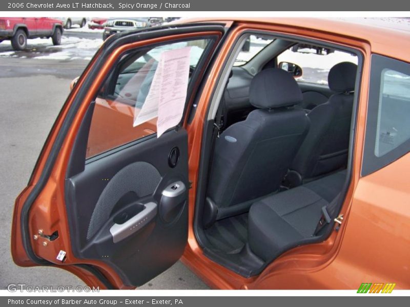 Spicy Orange / Charcoal 2006 Chevrolet Aveo LT Hatchback