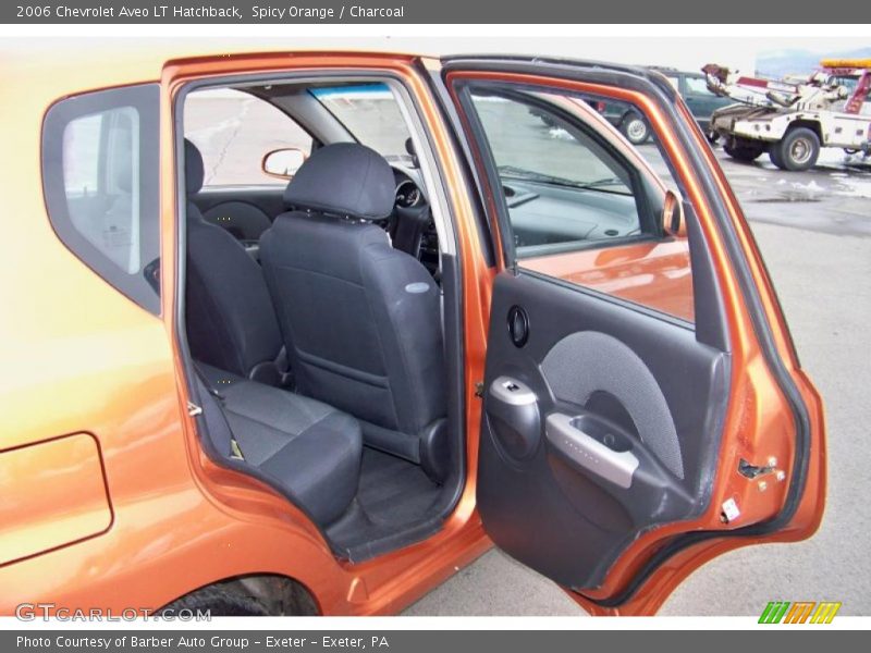 Spicy Orange / Charcoal 2006 Chevrolet Aveo LT Hatchback
