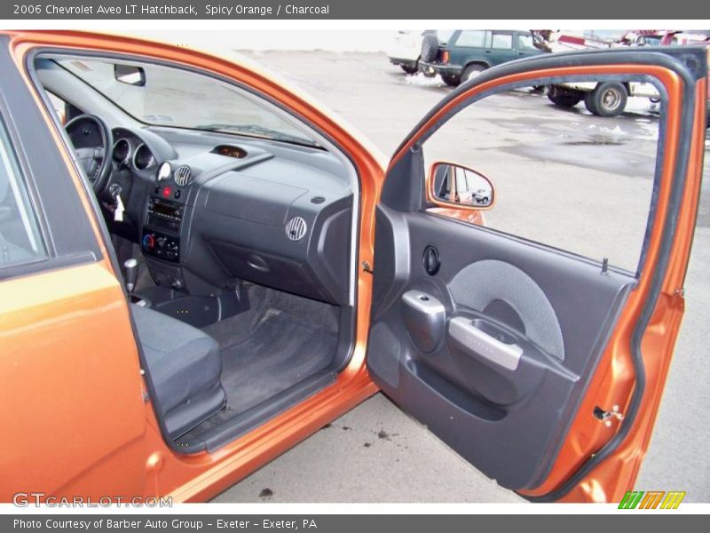 Spicy Orange / Charcoal 2006 Chevrolet Aveo LT Hatchback