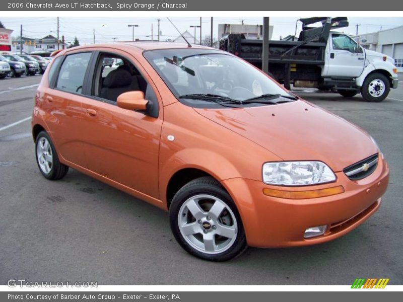 Spicy Orange / Charcoal 2006 Chevrolet Aveo LT Hatchback
