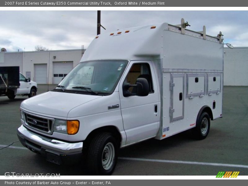 Oxford White / Medium Flint 2007 Ford E Series Cutaway E350 Commercial Utility Truck