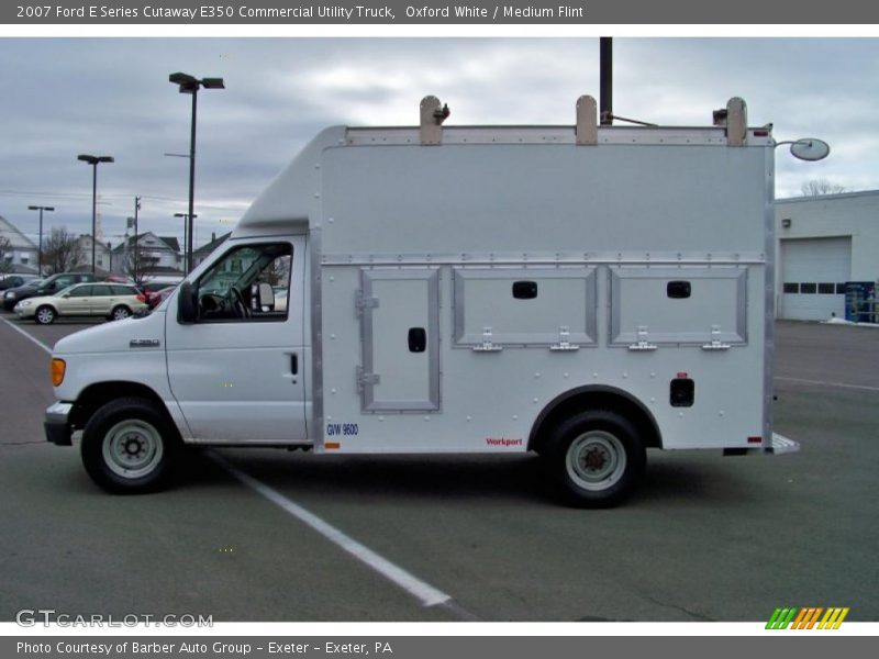 Oxford White / Medium Flint 2007 Ford E Series Cutaway E350 Commercial Utility Truck
