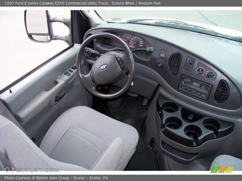 Oxford White / Medium Flint 2007 Ford E Series Cutaway E350 Commercial Utility Truck