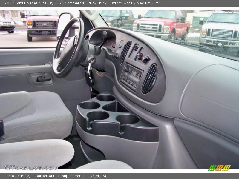 Oxford White / Medium Flint 2007 Ford E Series Cutaway E350 Commercial Utility Truck