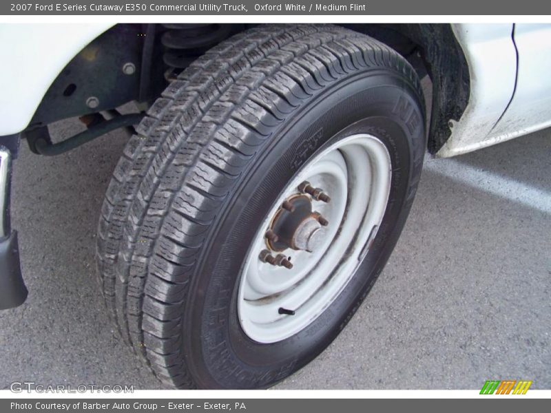 Oxford White / Medium Flint 2007 Ford E Series Cutaway E350 Commercial Utility Truck