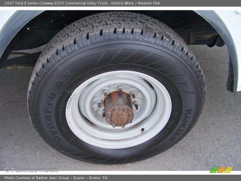 Oxford White / Medium Flint 2007 Ford E Series Cutaway E350 Commercial Utility Truck