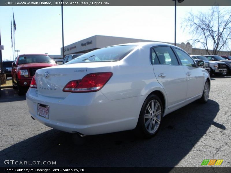 Blizzard White Pearl / Light Gray 2006 Toyota Avalon Limited