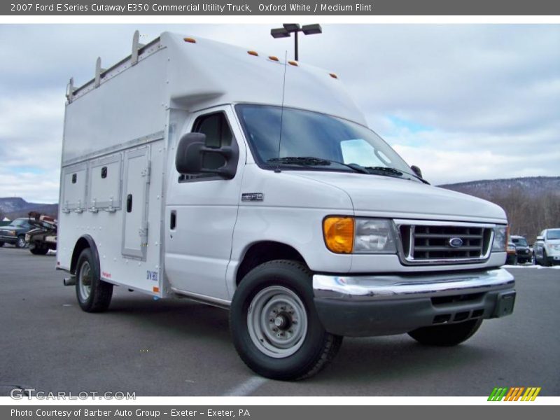 Oxford White / Medium Flint 2007 Ford E Series Cutaway E350 Commercial Utility Truck