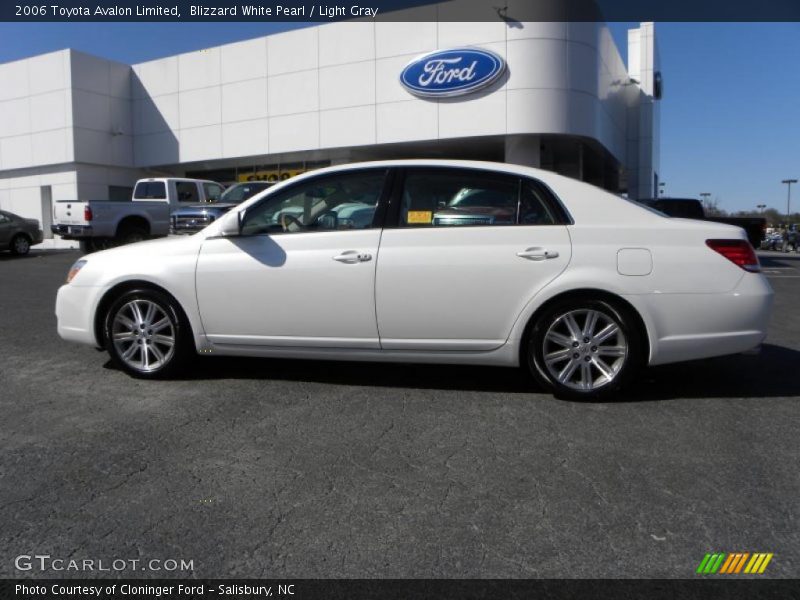 Blizzard White Pearl / Light Gray 2006 Toyota Avalon Limited