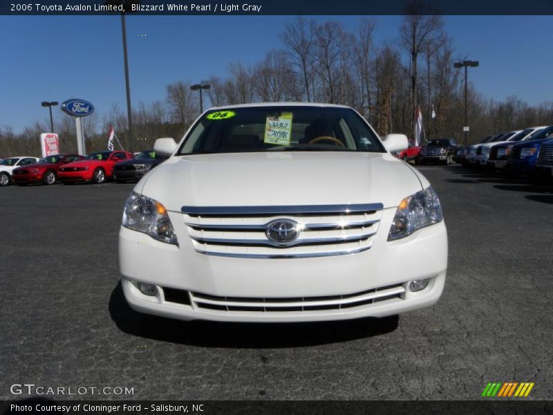 Blizzard White Pearl / Light Gray 2006 Toyota Avalon Limited