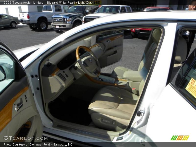 Blizzard White Pearl / Light Gray 2006 Toyota Avalon Limited