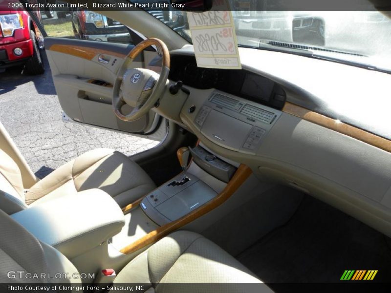 Blizzard White Pearl / Light Gray 2006 Toyota Avalon Limited