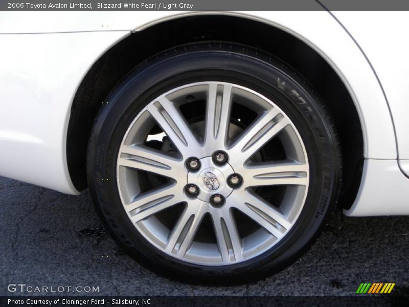 Blizzard White Pearl / Light Gray 2006 Toyota Avalon Limited
