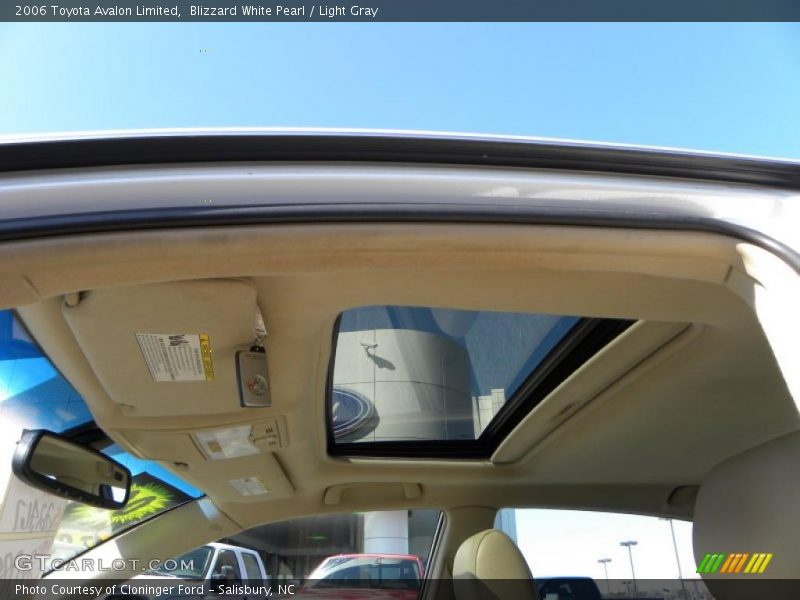 Blizzard White Pearl / Light Gray 2006 Toyota Avalon Limited