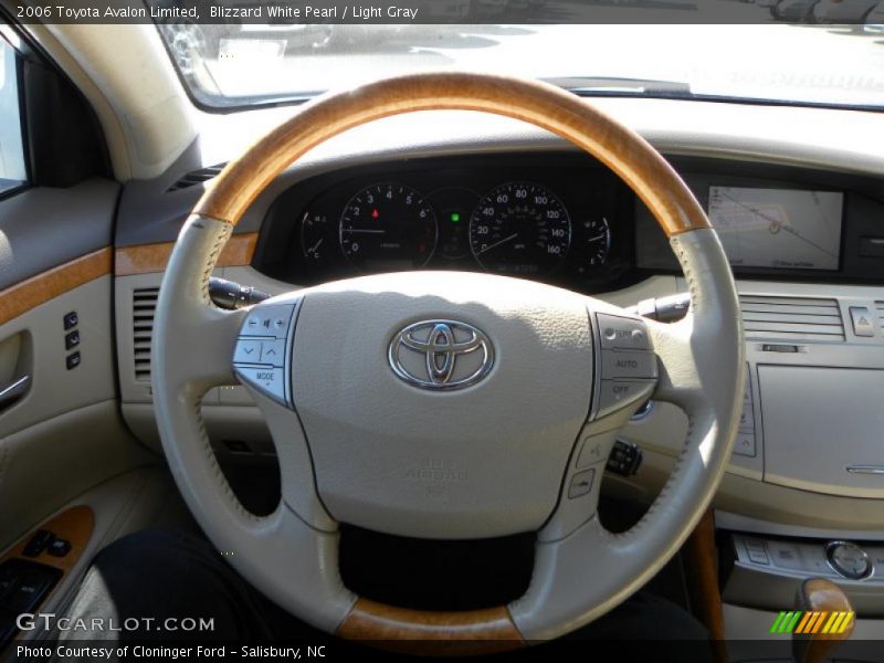 Blizzard White Pearl / Light Gray 2006 Toyota Avalon Limited