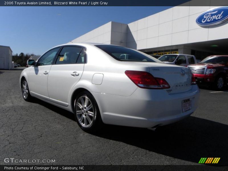 Blizzard White Pearl / Light Gray 2006 Toyota Avalon Limited