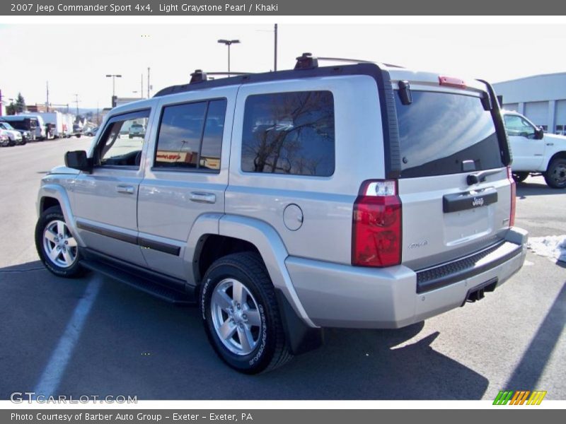 Light Graystone Pearl / Khaki 2007 Jeep Commander Sport 4x4