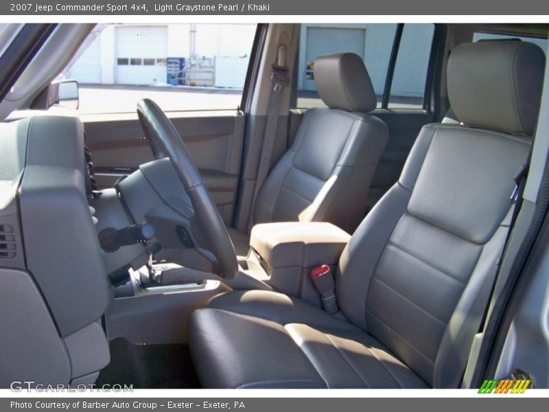 Light Graystone Pearl / Khaki 2007 Jeep Commander Sport 4x4