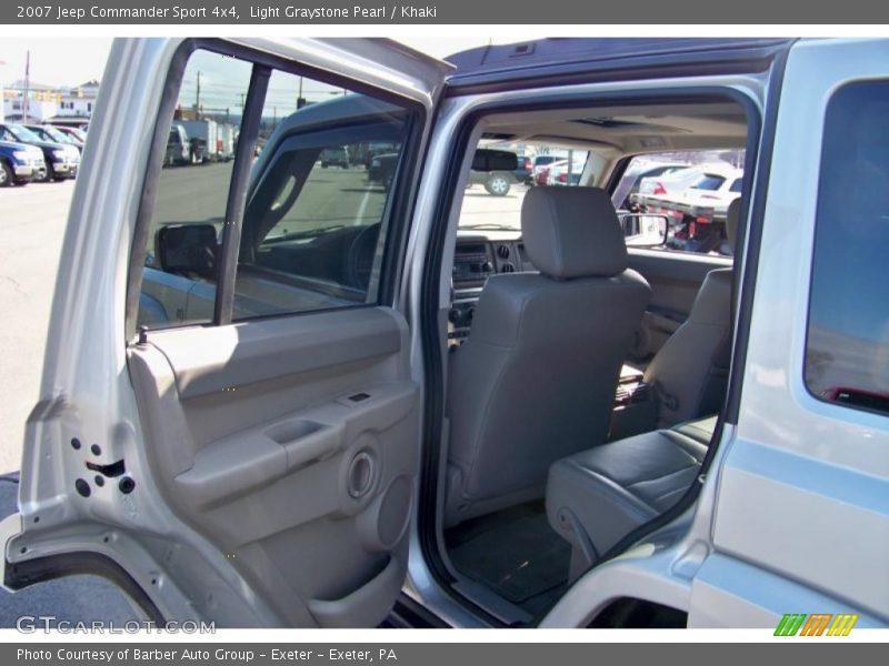 Light Graystone Pearl / Khaki 2007 Jeep Commander Sport 4x4