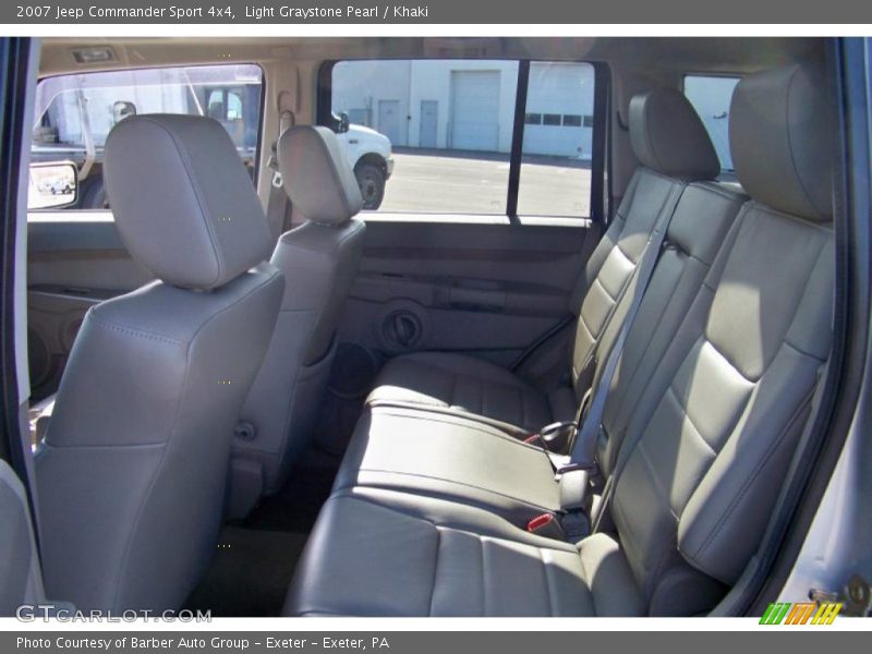 Light Graystone Pearl / Khaki 2007 Jeep Commander Sport 4x4