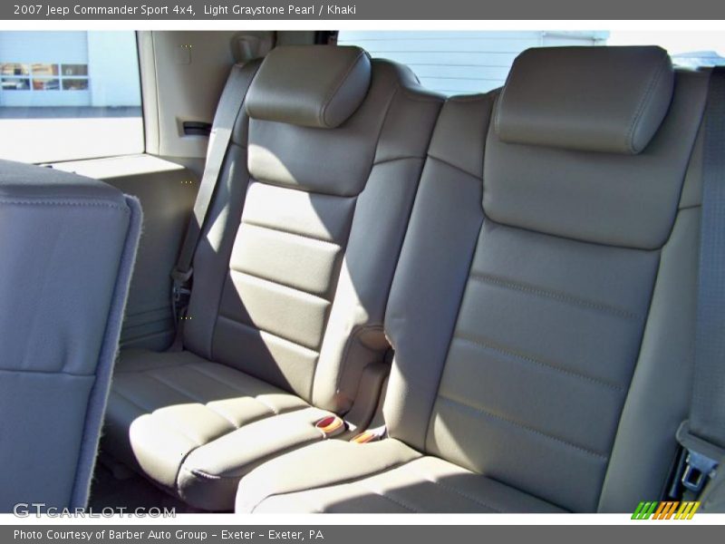 Light Graystone Pearl / Khaki 2007 Jeep Commander Sport 4x4