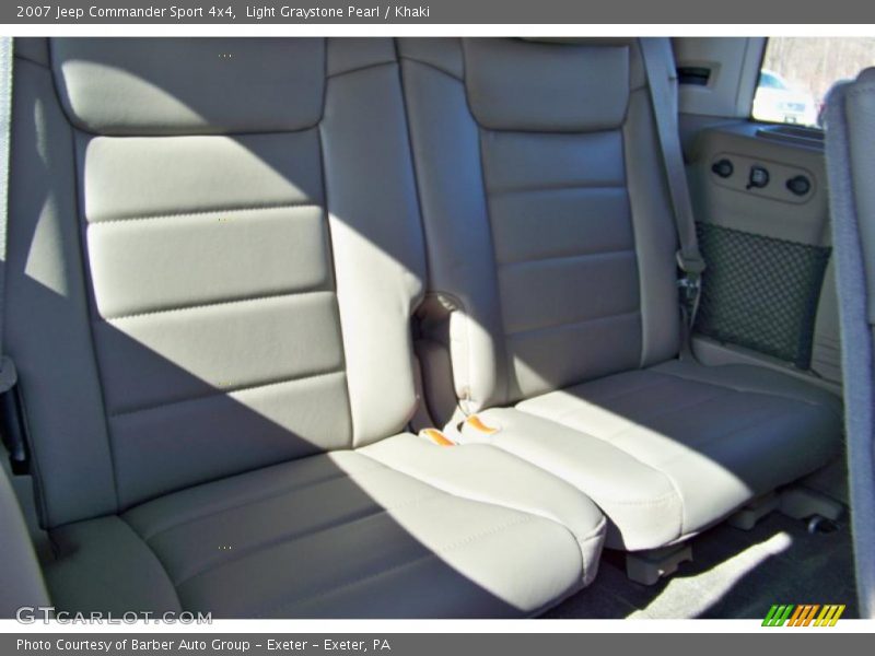 Light Graystone Pearl / Khaki 2007 Jeep Commander Sport 4x4