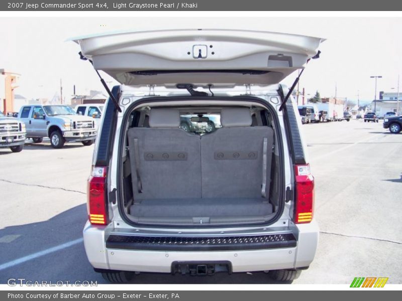 Light Graystone Pearl / Khaki 2007 Jeep Commander Sport 4x4