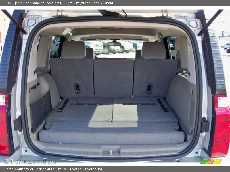 Light Graystone Pearl / Khaki 2007 Jeep Commander Sport 4x4