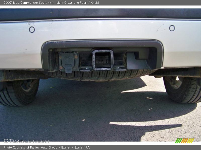 Light Graystone Pearl / Khaki 2007 Jeep Commander Sport 4x4