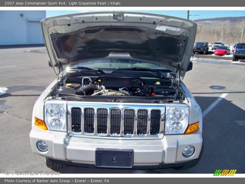 Light Graystone Pearl / Khaki 2007 Jeep Commander Sport 4x4