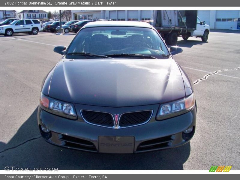 Granite Gray Metallic / Dark Pewter 2002 Pontiac Bonneville SE