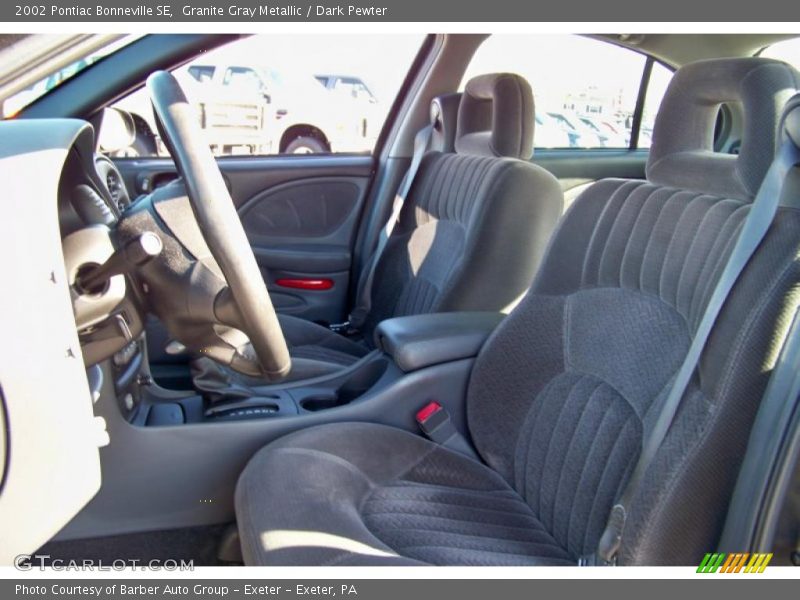 Granite Gray Metallic / Dark Pewter 2002 Pontiac Bonneville SE