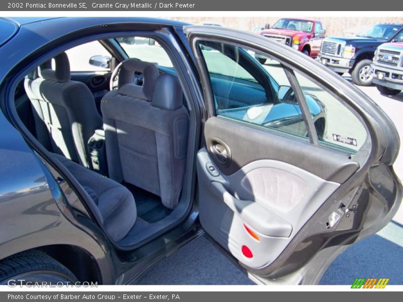 Granite Gray Metallic / Dark Pewter 2002 Pontiac Bonneville SE