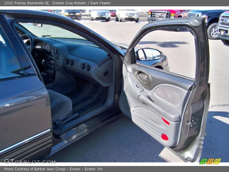 Granite Gray Metallic / Dark Pewter 2002 Pontiac Bonneville SE
