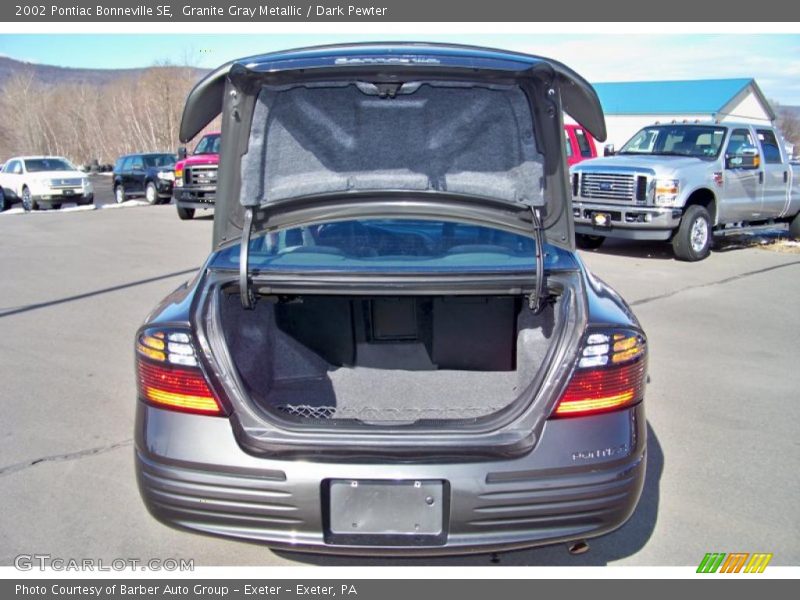 Granite Gray Metallic / Dark Pewter 2002 Pontiac Bonneville SE