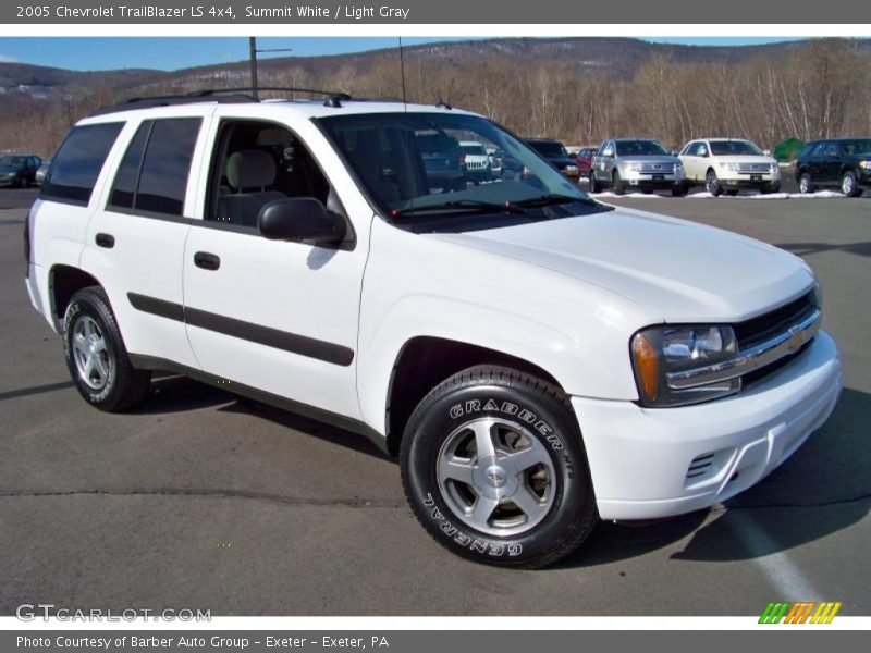 Summit White / Light Gray 2005 Chevrolet TrailBlazer LS 4x4