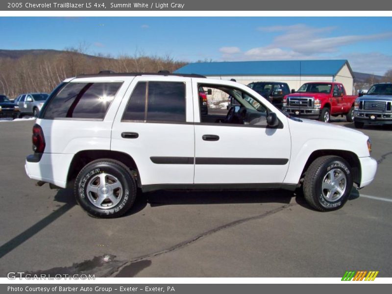 Summit White / Light Gray 2005 Chevrolet TrailBlazer LS 4x4