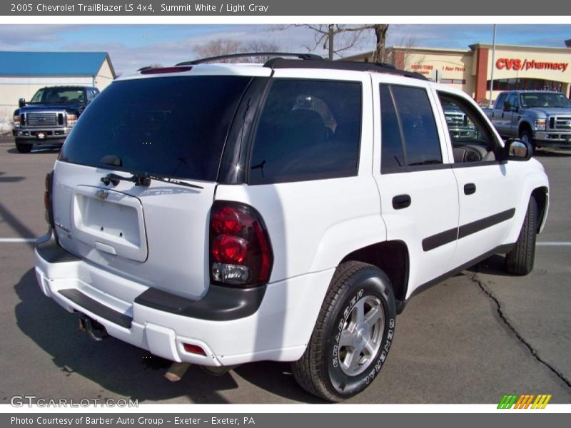 Summit White / Light Gray 2005 Chevrolet TrailBlazer LS 4x4